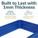 Sunnydaze Galvanized Steel Raised Garden Bed