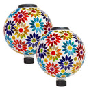 Sunnydaze 10-Inch Solar Glass Gazing Garden Globe
