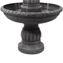 Sunnydaze Mediterranean 4-Tier Outdoor Water Fountain with Electric Pump