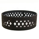 Sunnydaze 36" Crossweave Heavy-Duty Metal Campfire Ring - Bronze