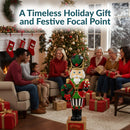 Sunnydaze Karl the Christmas Nutcracker Statue - 48"
