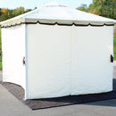 Sunnydaze 4-Piece Polyester Sidewall Set for 10' x 10' Gazebo