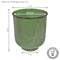 Sunnydaze Vivian Metal Outdoor Plant Pots - 11"