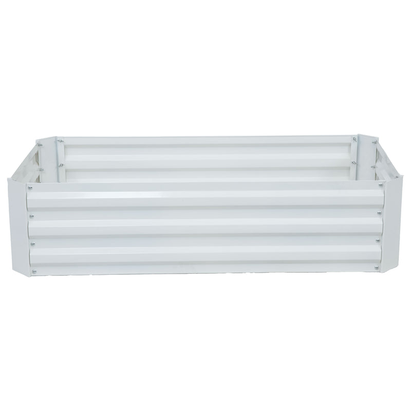 Sunnydaze Galvanized Steel Raised Garden Bed