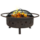 Sunnydaze Cosmic 42" Large Outdoor Fire Pit