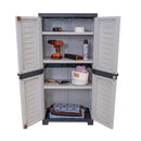 Sunnydaze 48.75" H Lockable Storage Cabinet with 3 Adjustable Shelves
