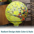 Sunnydaze 10-Inch Outdoor Glass Gazing Globe for Garden