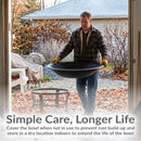 Sunnydaze Outdoor Fire Pit Bowl Replacement for Stand or DIY