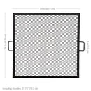 Sunnydaze Square Fire Pit Cooking Grate – Metal Grill Grate – 24-Inch