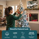 Sunnydaze Stately and Slim Artificial Christmas Tree - Unlit