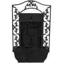 Sunnydaze French Lily Outdoor Wall Fountain